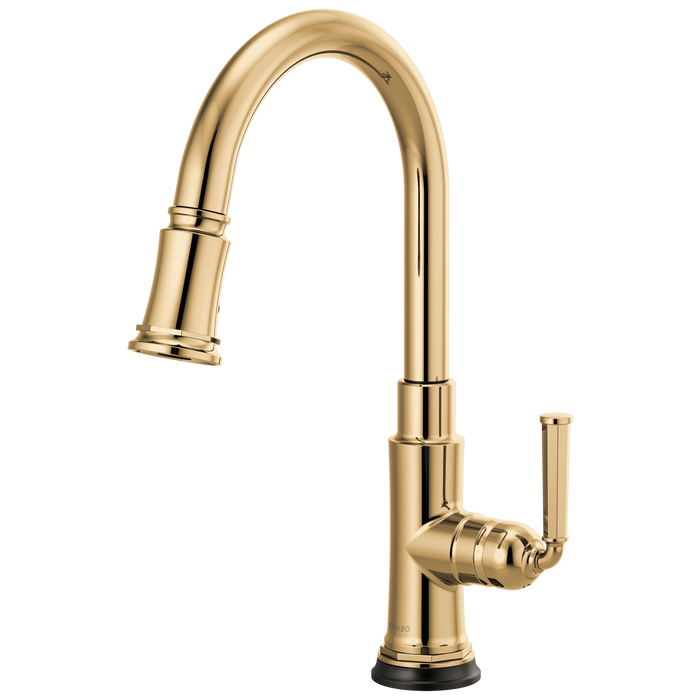 Brizo Rook 64074LF SmartTouch Pull-Down Faucet, polished gold