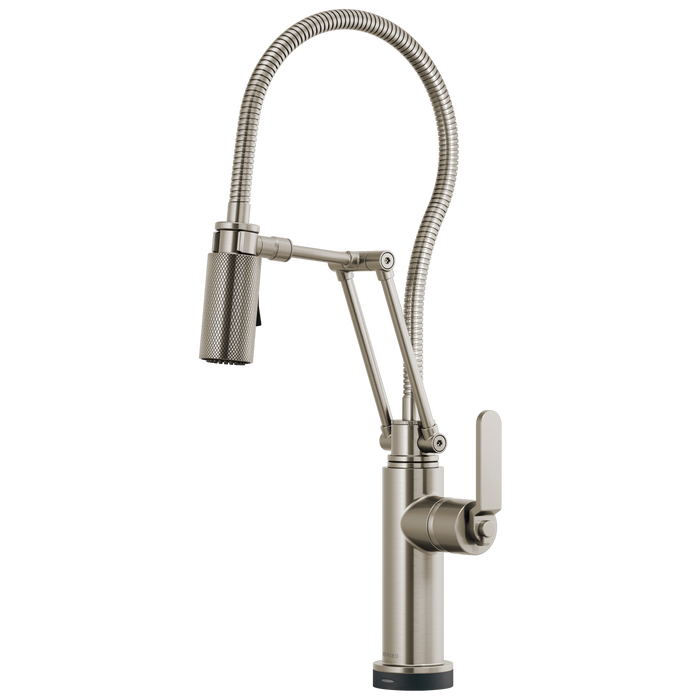 Brizo Litze 64144LF SmartTouch Articulating Kitchen Faucet With Finished Hose