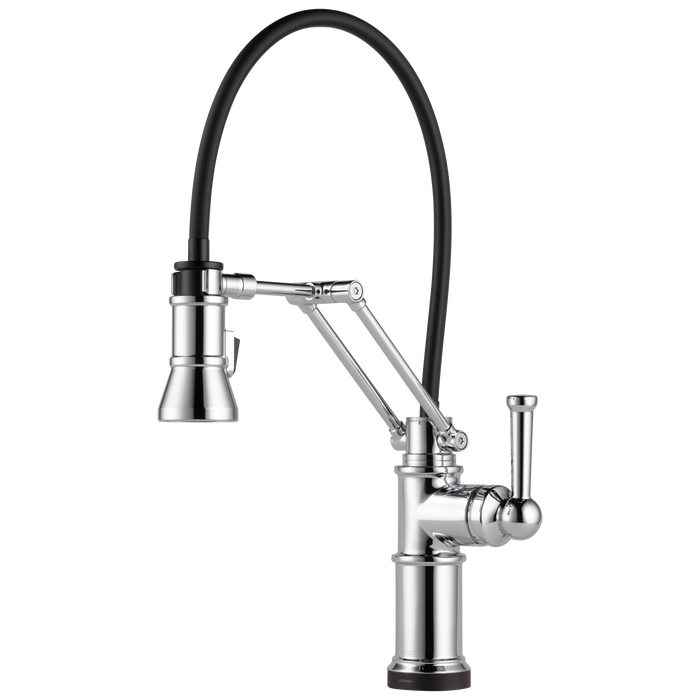 Brizo Artesso 64225LF Single Handle Articulating Kitchen Faucet with SmartTouch Technology