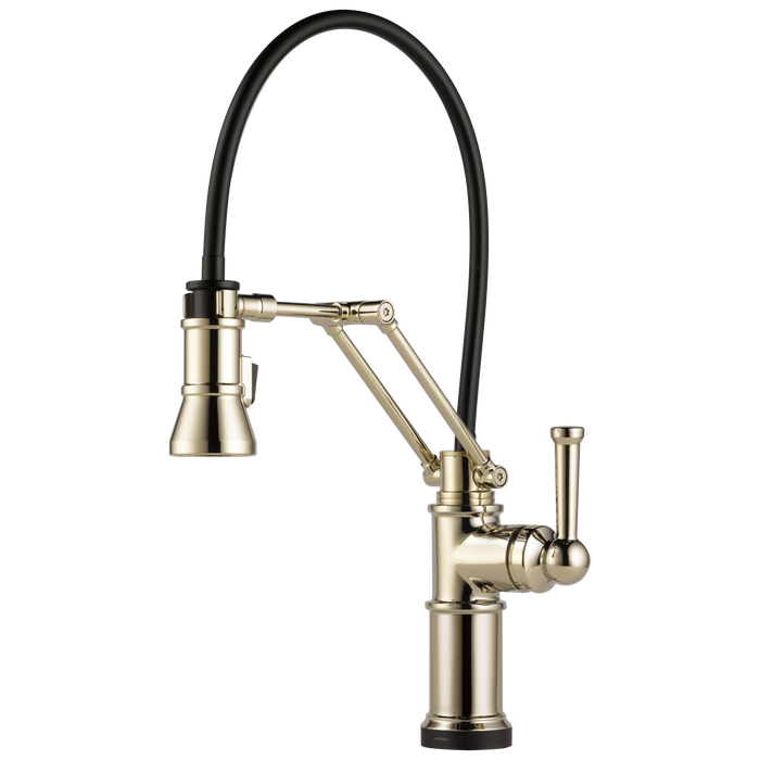 Brizo Artesso 64225LF Single Handle Articulating Kitchen Faucet with SmartTouch Technology