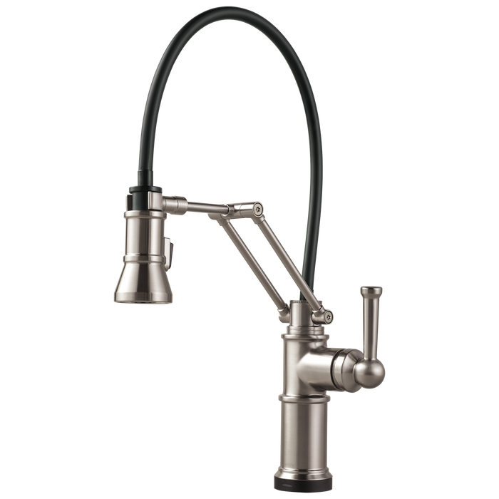 Brizo Artesso 64225LF Single Handle Articulating Kitchen Faucet with SmartTouch Technology