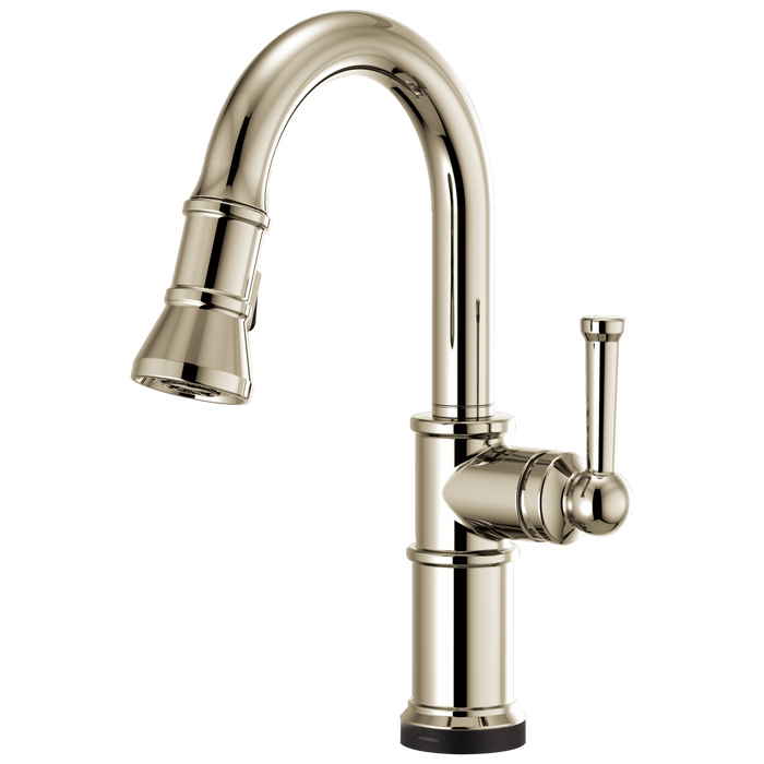Brizo Artesso 64925LF SmartTouch Pull-Down Prep Faucet, polished nickel