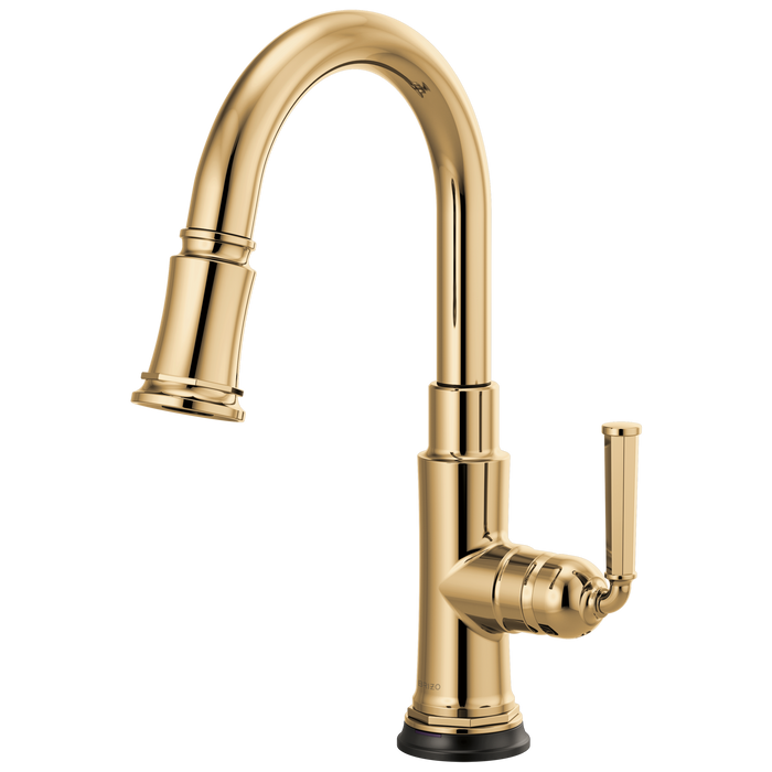 Brizo Rook 64974LF SmartTouch Pull-Down Prep Faucet, polished gold