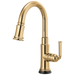 Brizo Rook 64974LF SmartTouch Pull-Down Prep Faucet, polished gold
