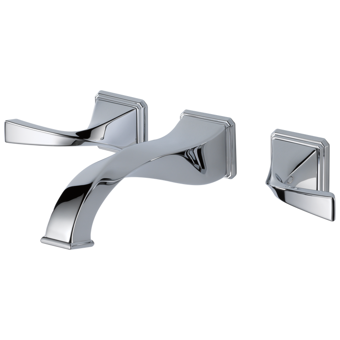 Brizo Virage 65830LF Two-Handle Wall Mount Lavatory Faucet 1.2 GPM