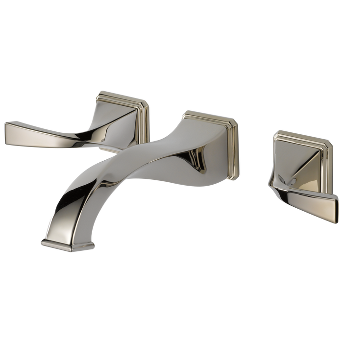 Brizo Virage 65830LF Two-Handle Wall Mount Lavatory Faucet 1.2 GPM