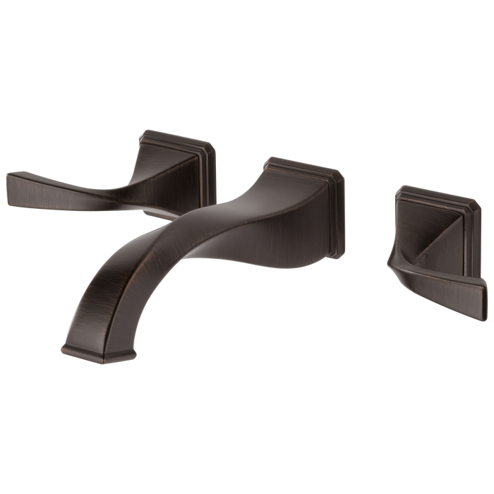 Brizo Virage 65830LF Two-Handle Wall Mount Lavatory Faucet 1.2 GPM