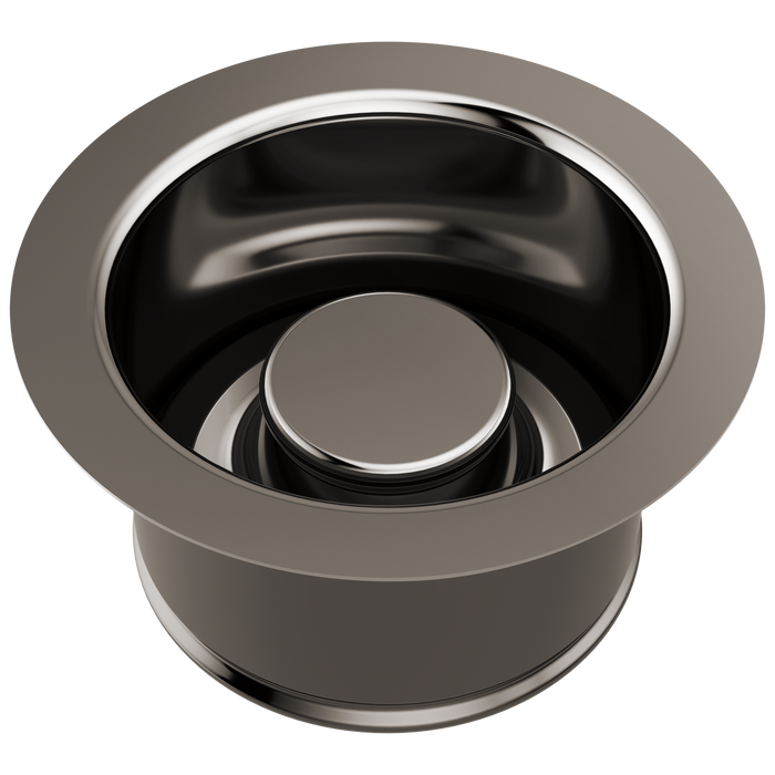 Brizo Kintsu 69072 Disposal Flange & Stopper, brilliance black onyx