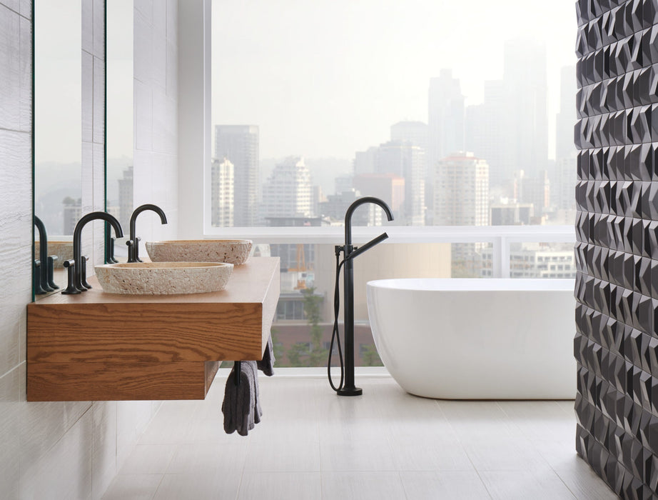 Brizo Odin 691875 18" Towel Bar, matte black - view 3