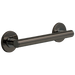 Brizo 69275 12" Linear Round Grab Bar, brilliance black onyx