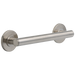 Brizo 69275 12" Linear Round Grab Bar, luxe nickel