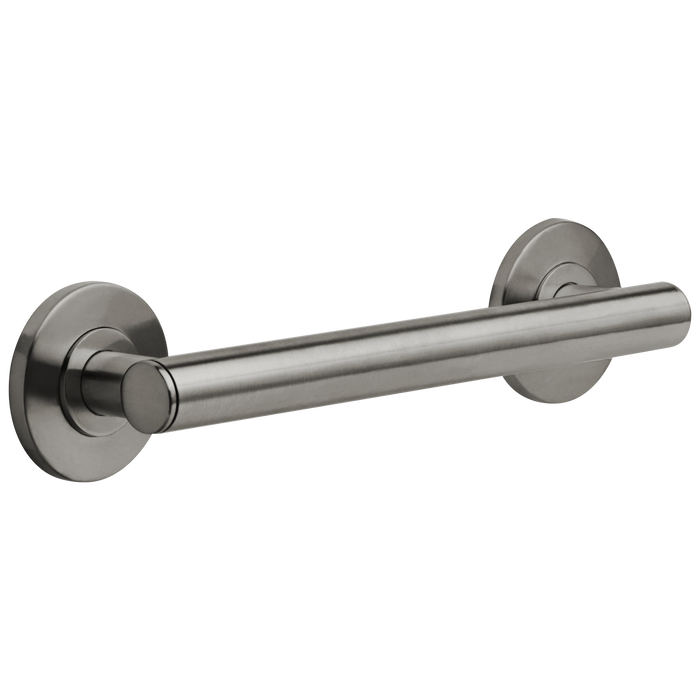 Brizo 69275 12" Linear Round Grab Bar, luxe steel