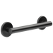 Brizo 69275 12" Linear Round Grab Bar, matte black