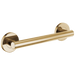 Brizo 69275 12" Linear Round Grab Bar, polished gold