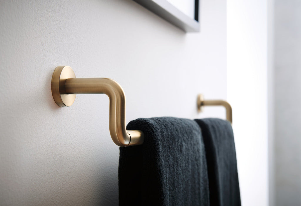 Brizo Litze 693035 30" Towel Bar, luxe gold - view 2