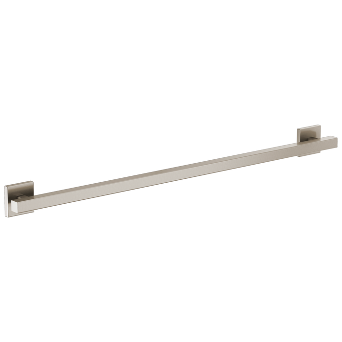 Brizo 693680 36" Linear Square Grab Bar, luxe nickel