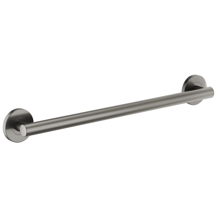 Brizo 69375 24" Linear Round Grab Bar, luxe steel