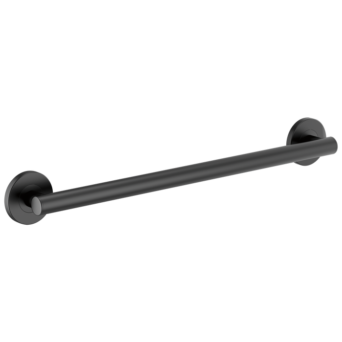 Brizo 69375 24" Linear Round Grab Bar, matte black
