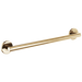 Brizo 69375 24" Linear Round Grab Bar, polished gold