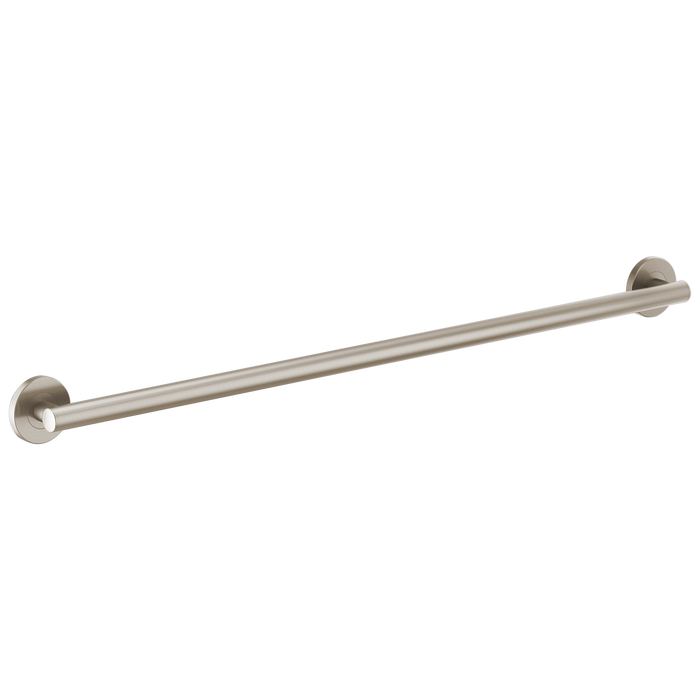 Brizo 694275 42" Linear Round Grab Bar, luxe nickel