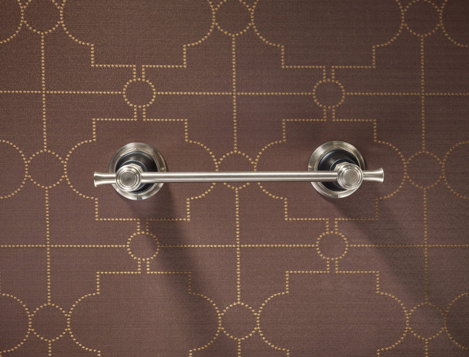 Brizo Rook 694761 8" Towel Bar, luxe nickel matte black - view 2