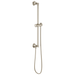 Brizo Essential Shower 74795 Classic Round Slide Bar With Hose, brushed nickel