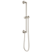 Brizo Essential Shower 74795 Classic Round Slide Bar With Hose, luxe nickel