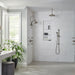 Brizo Essential Shower 74795 Classic Round Slide Bar With Hose, luxe steel - view 5
