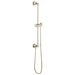 Brizo Essential Shower 74795 Classic Round Slide Bar With Hose, polished nickel