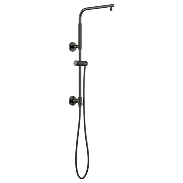 Brizo Essential Shower 80092 18" Linear Round Shower Column, brilliance black onyx - view 2