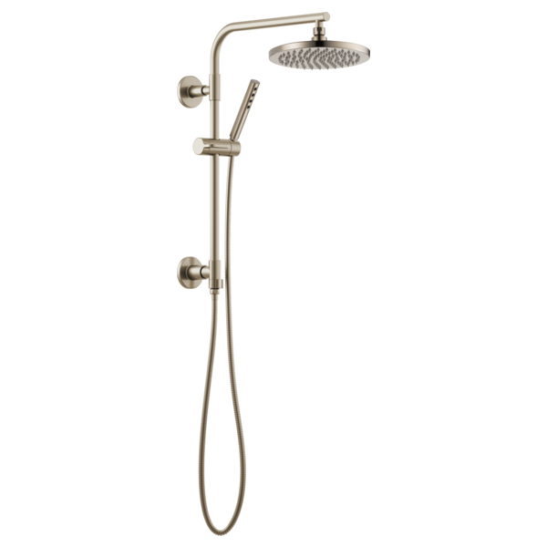 Brizo Essential Shower 80092 18" Linear Round Shower Column, brushed nickel - view 3