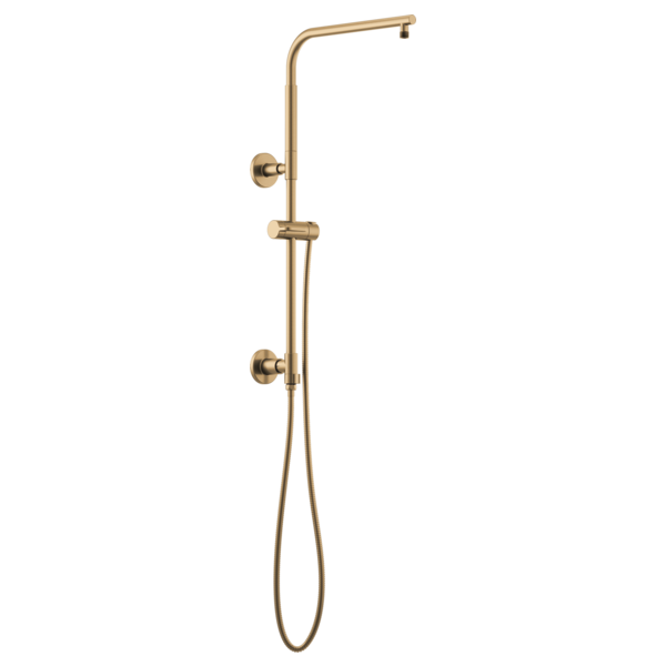 Brizo Essential Shower 80092 18" Linear Round Shower Column, luxe gold - view 2