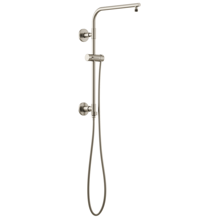 Brizo Essential Shower 80092 18" Linear Round Shower Column, luxe nickel