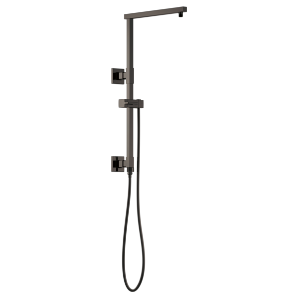 Brizo Essential Shower 80099 18" Linear Square Shower Column, brilliance black onyx - view 2
