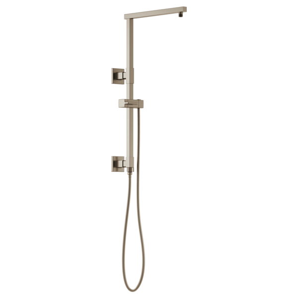 Brizo Essential Shower 80099 18" Linear Square Shower Column, brushed nickel - view 2