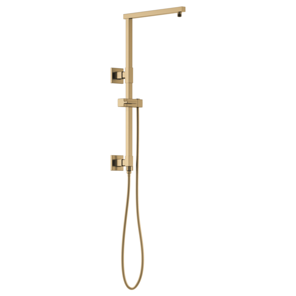 Brizo Essential Shower 80099 18" Linear Square Shower Column, luxe gold - view 2
