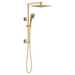 Brizo Essential Shower 80099 18" Linear Square Shower Column, luxe gold - view 4