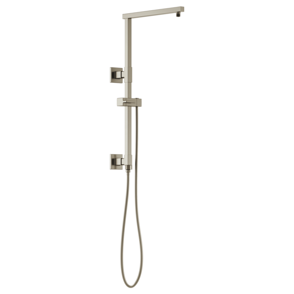 Brizo Essential Shower 80099 18" Linear Square Shower Column, luxe nickel - view 2