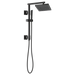 Brizo Essential Shower 80099 18" Linear Square Shower Column, matte black - view 2