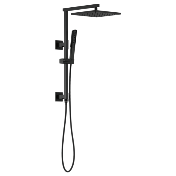 Brizo Essential Shower 80099 18" Linear Square Shower Column, matte black - view 4