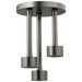 Brizo Essential Shower 81335 Linear Round Single-Function H2Okinetic Pendant Raincan Shower Head, luxe steel