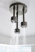 Brizo Essential Shower 81335 Linear Round Single-Function H2Okinetic Pendant Raincan Shower Head, luxe steel - view 3