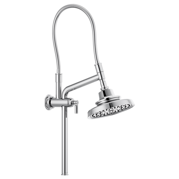 Brizo Essential Shower 81376 10 7/16" Classic Slide Bar Shower Arm And Flange, chrome - view 3