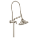 Brizo Essential Shower 81376 10 7/16" Classic Slide Bar Shower Arm And Flange, luxe nickel - view 3