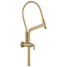Brizo Essential Shower 81376 10 7/16" Classic Slide Bar Shower Arm And Flange, polished gold