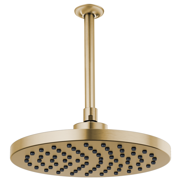 Brizo Essential Shower 81398 10" Linear Round Single-Function Raincan Shower Head - 1.75 GPM