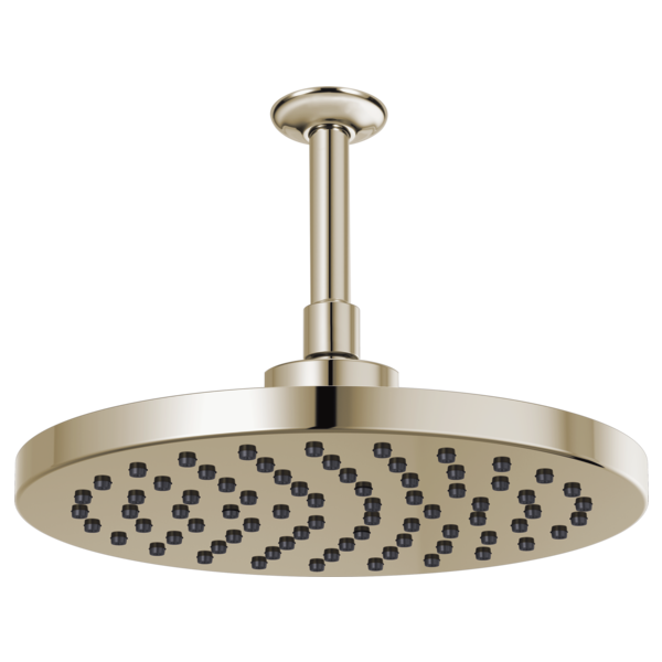Brizo Essential Shower 81398 10" Linear Round Single-Function Raincan Shower Head - 1.75 GPM