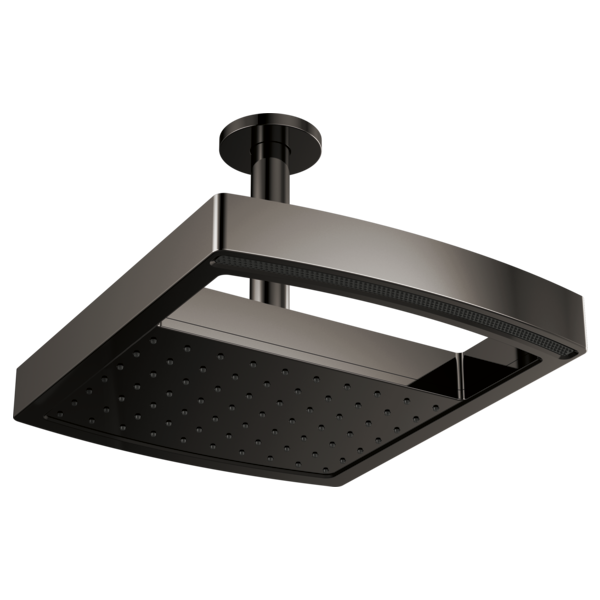 Brizo Kintsu 81406 14" Dual Waterway Multi-Function Raincan Shower Head - 2.5 GPM, brilliance black onyx - view 2