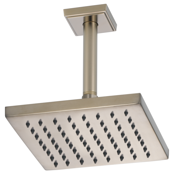 Brizo Essential Shower 83341 8" Linear Square Single-Function Raincan Shower Head - 1.75 GPM