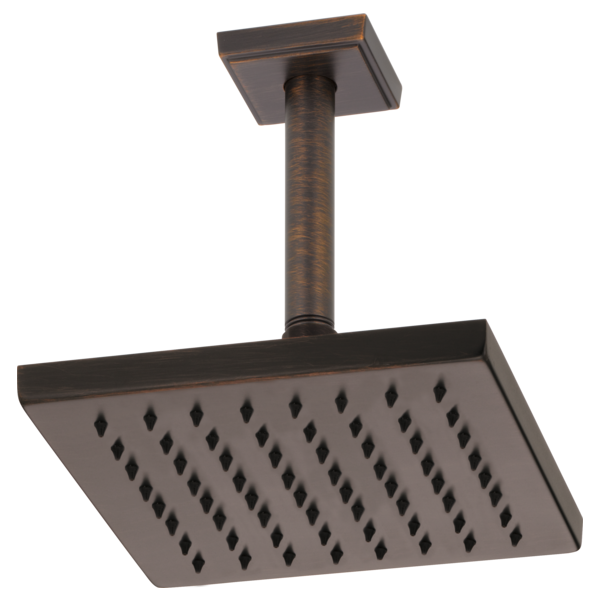 Brizo Essential Shower 83341 8" Linear Square Single-Function Raincan Shower Head - 1.75 GPM